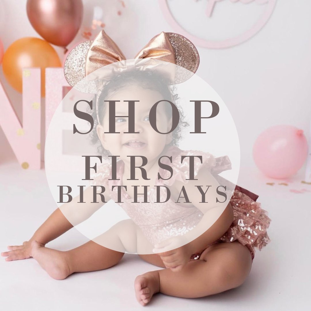 Birthday attire clearance for 1st birthdays