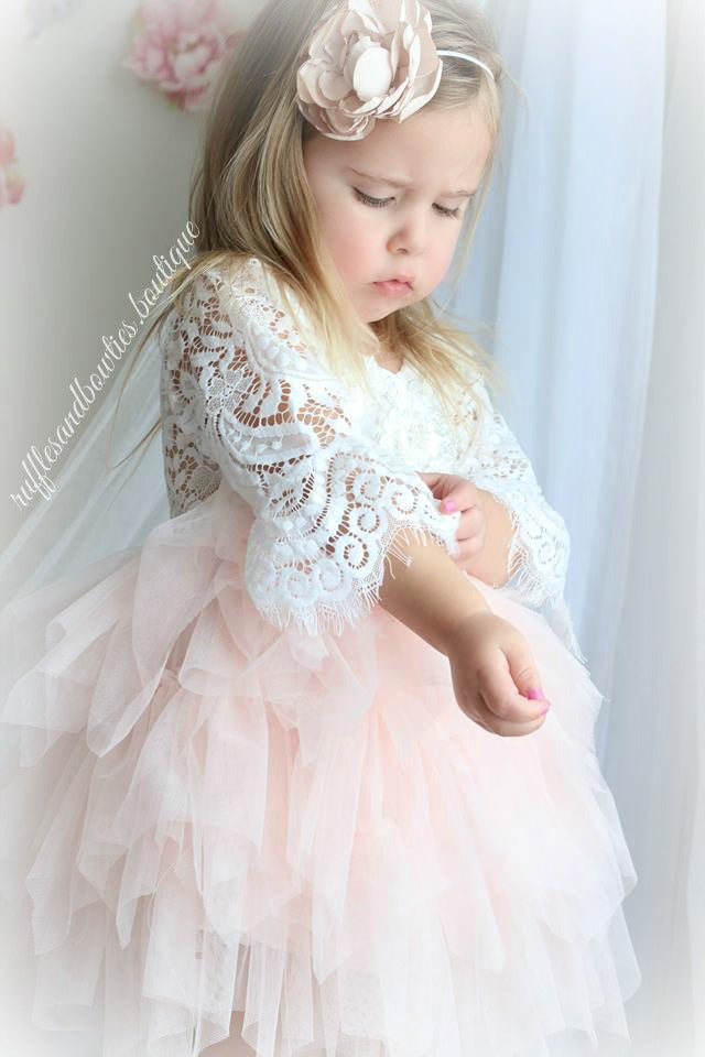 White lace 2025 tutu skirt