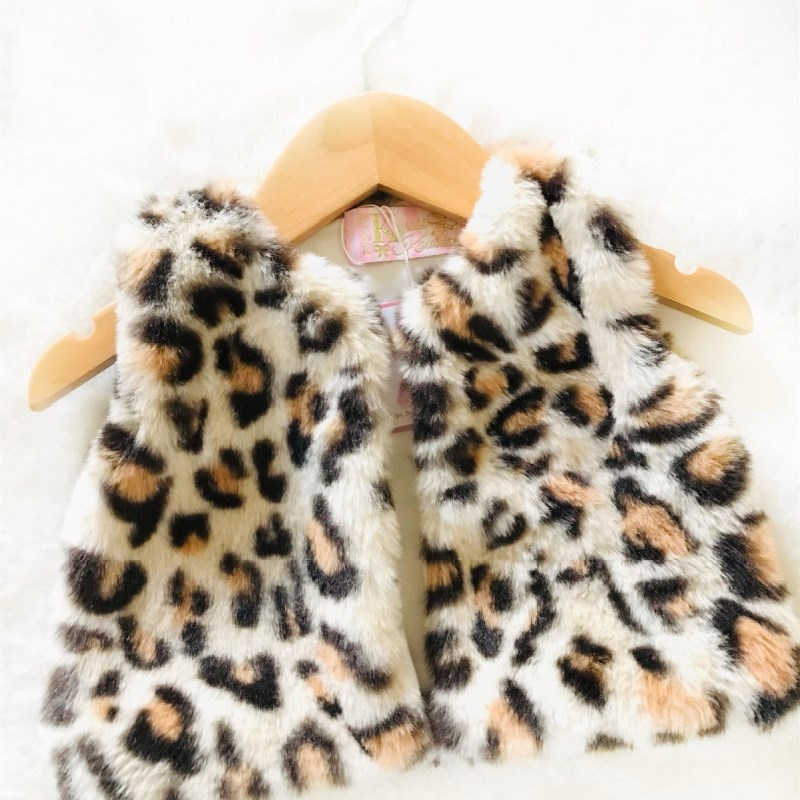 Faux Fur Leopard Vest deals