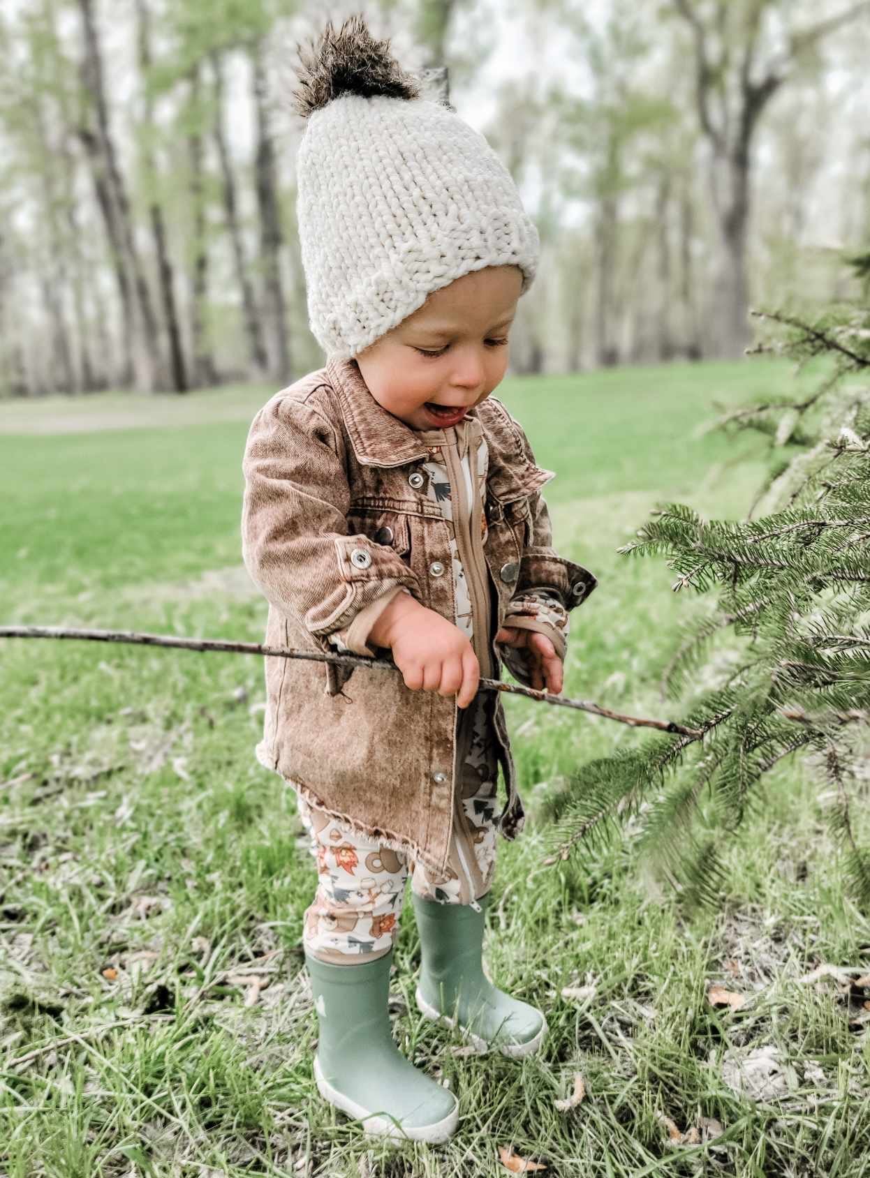 Baby Boys Zippy Sleeper - Smore Bear Camping