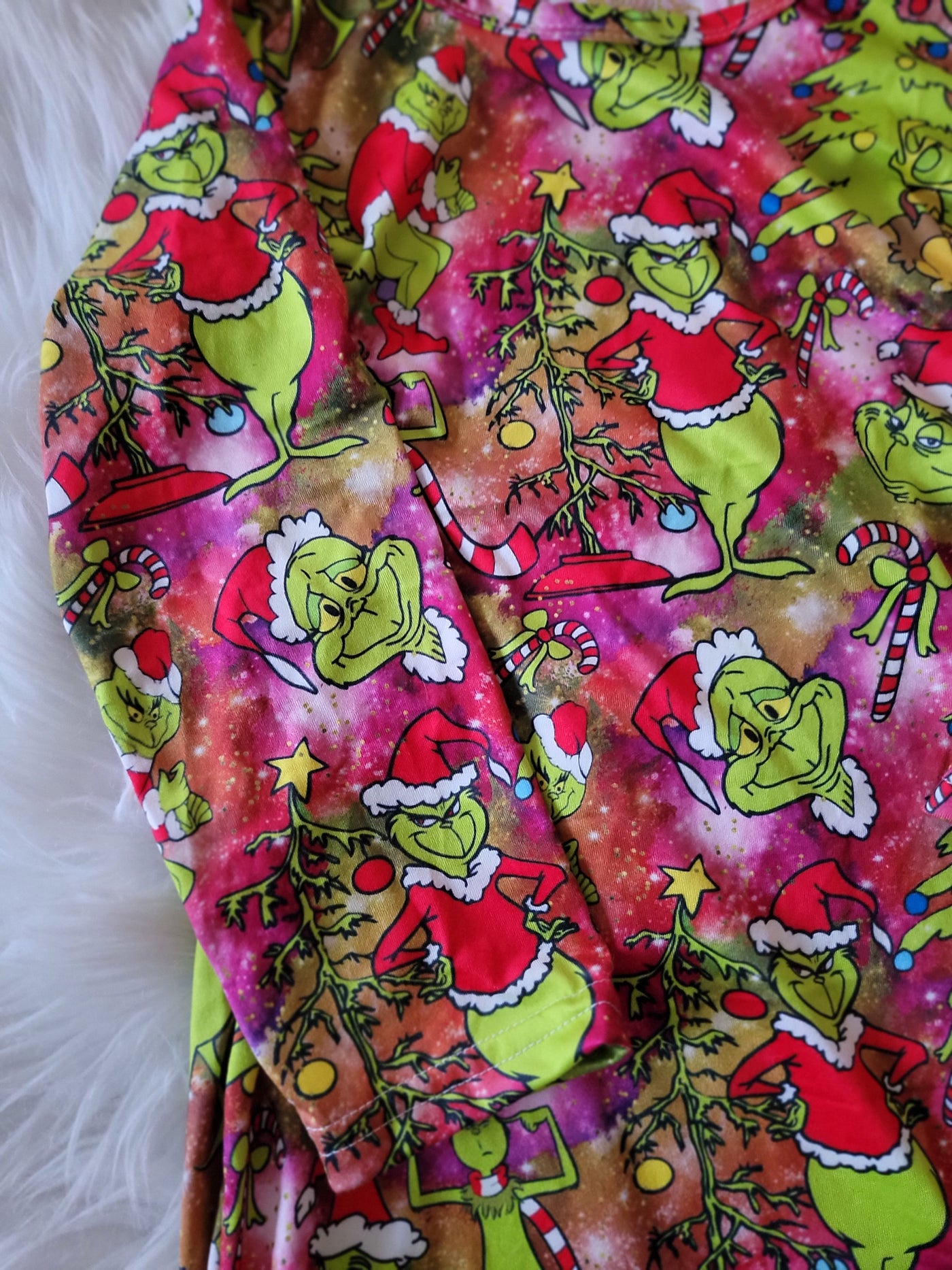 Girl's Miss Grinch Tye Dye Nightgown | Ruffles & Bowties Bowtique ...