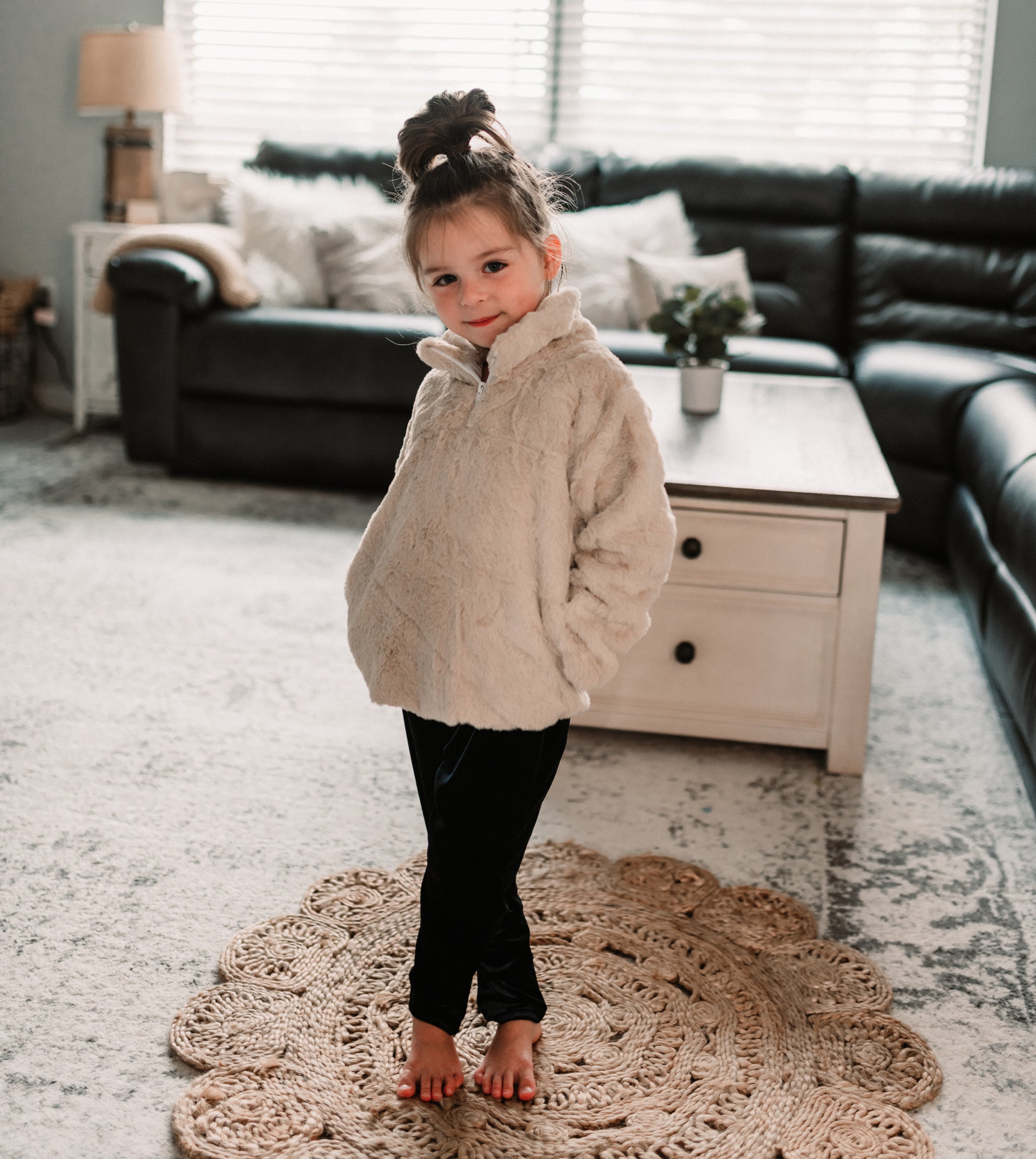 Girls best sale ivory coat